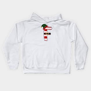 Letter F (Christmas Alphabet) Kids Hoodie